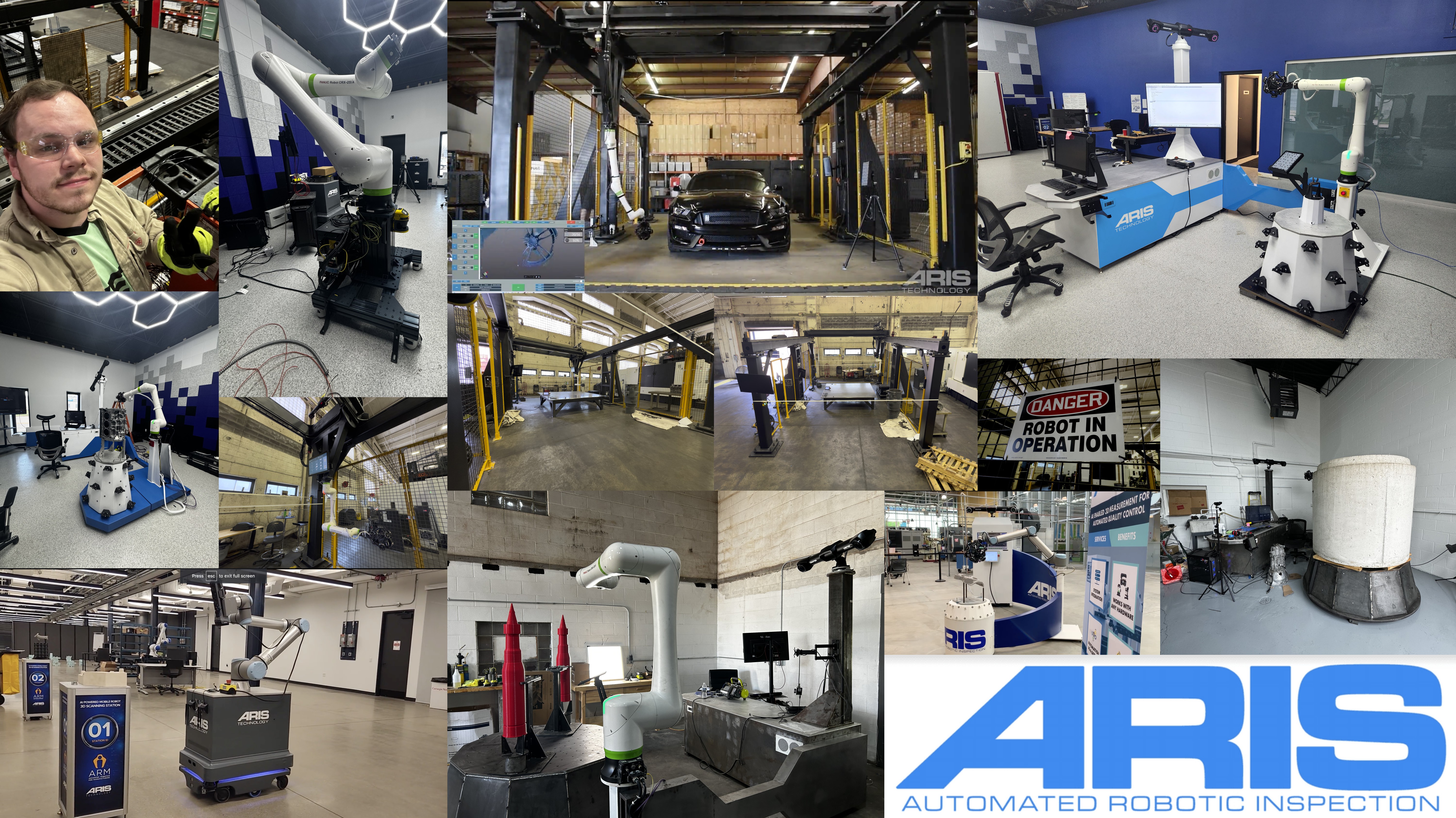 ARIS Technology 3D Scanning Robot Cell